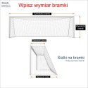 Siatki na bramki - siatka na wymiar - podaj wymiary bramki Siatki na bramki - siatka na wymiar - podaj wymiary bramki