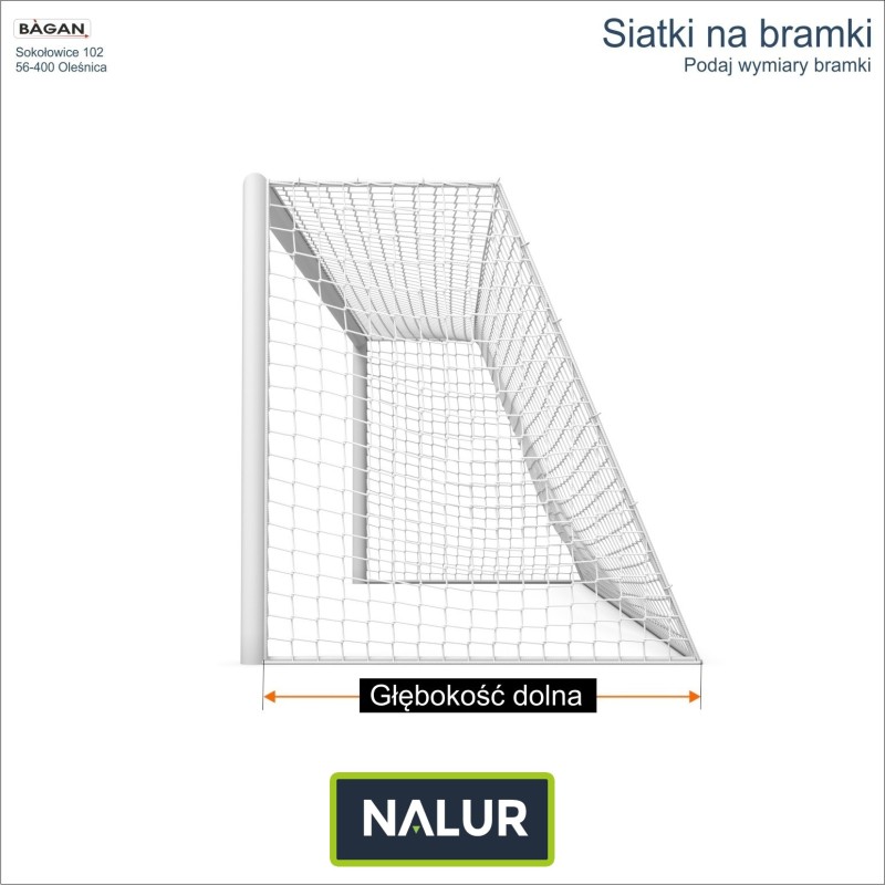 Siatki na bramki - siatka na wymiar - podaj wymiary bramki Siatki na bramki - siatka na wymiar - podaj wymiary bramki
