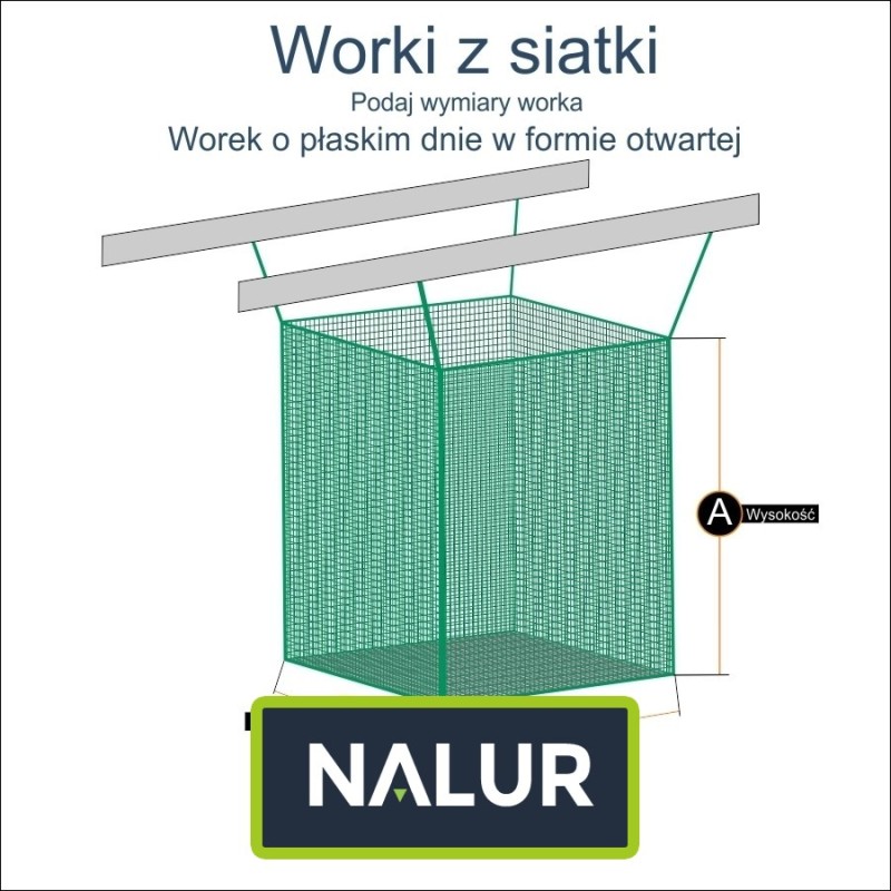 Worek z siatki o małym oczku 2x2cm – mocne worki sznurkowe Worek z siatki o małym oczku 2x2cm – mocne worki sznurkowe