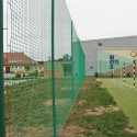   Piłkochwyt 4m - Siatkowy zestaw piłkołapów o wysokości 4m z słupami, siatką 10x10cm i grubością sznurka 5mm 