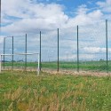   Piłkochwyt 5m - Słupki z siatką 10x10cm o grubości 4mm i wysokości 5m 