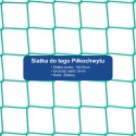   Piłkochwyt 4m - Siatkowy zestaw piłkołapów o wysokości 4m z słupami, siatką 10x10cm i grubością sznurka 5mm 