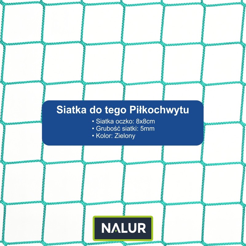 Ogrodzenie boiska 6m wys. z słupami i siatką 8x8cm o grubości 5mm Ogrodzenie boiska 6m wys. z słupami i siatką 8x8cm o grubości 5mm