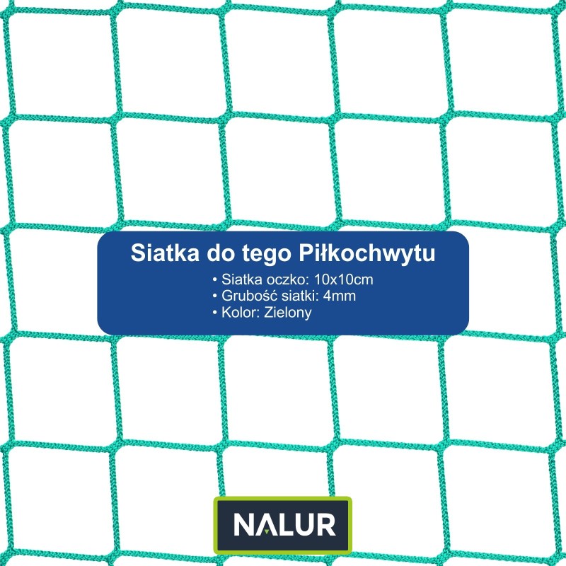 Ogrodzenie boiska 6m wys. z słupami i siatką 10x10cm o grubości 4mm Ogrodzenie boiska 6m wys. z słupami i siatką 10x10cm o grubości 4mm