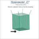   Siatka ochronna o grubości 4mm z oczkami 10x10cm 