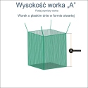   Siatka oczkowa 8x8cm z sznurka o grubości 6mm do zabezpieczania towarów 