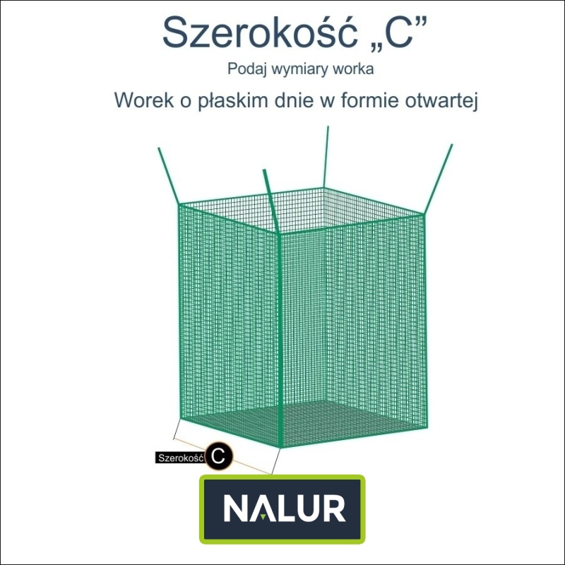   Siatka oczkowa 8x8cm z sznurka o grubości 6mm do zabezpieczania towarów  