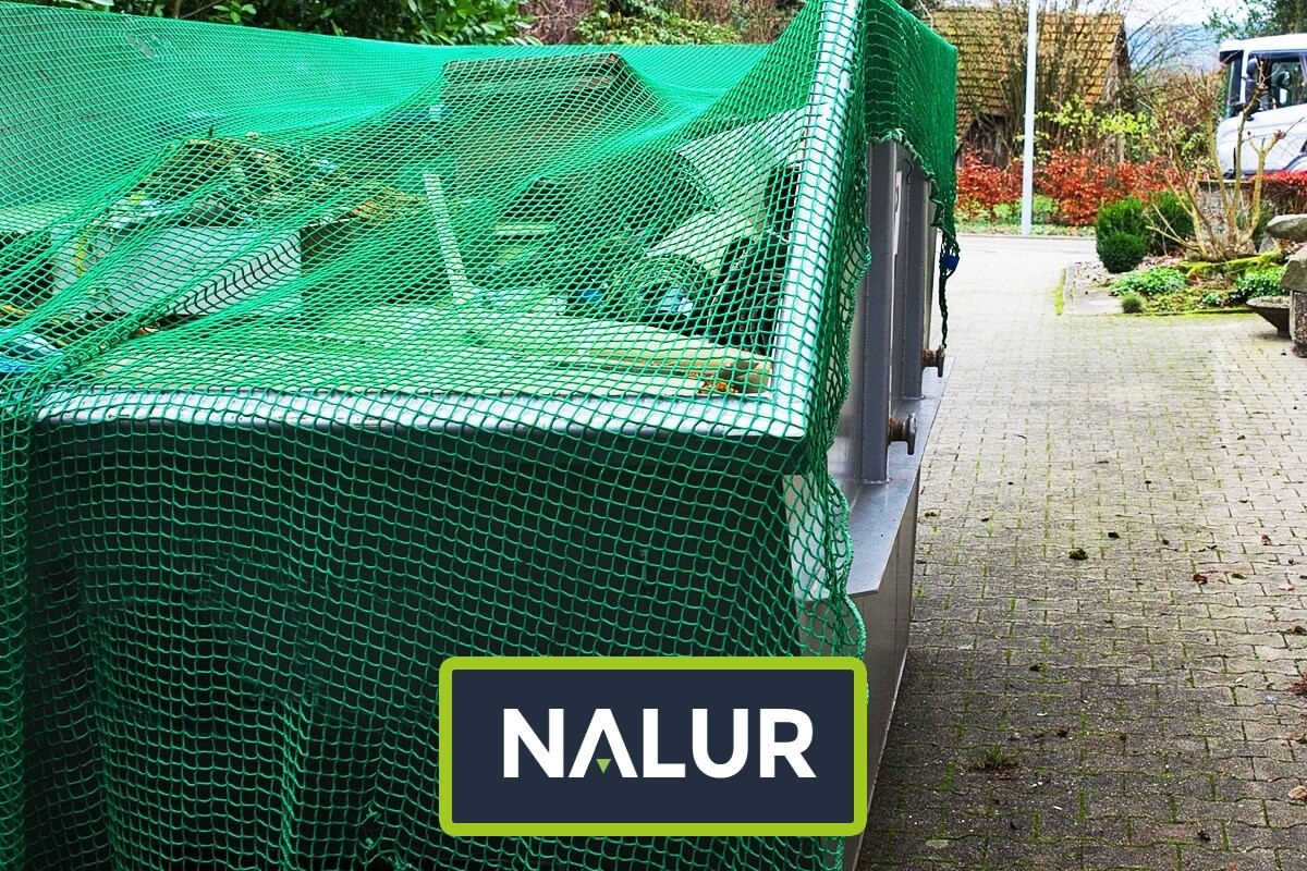 Zabezpieczenie ładunku siatką w kontenerze morskim Nalur - Zabezpieczenie ładunku siatką w kontenerze morskim