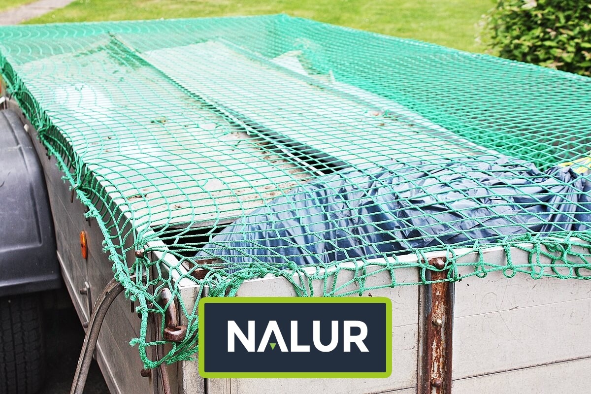   Nalur - Bezpieczna siatka do przewozu maszyn na lawetach 