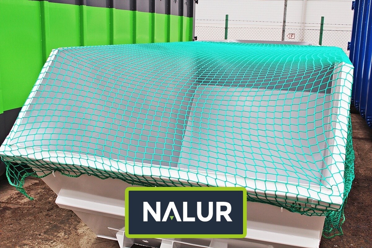 Zabezpieczenie siatką przyczepy rolniczej Nalur - Zabezpieczenie siatką przyczepy rolniczej