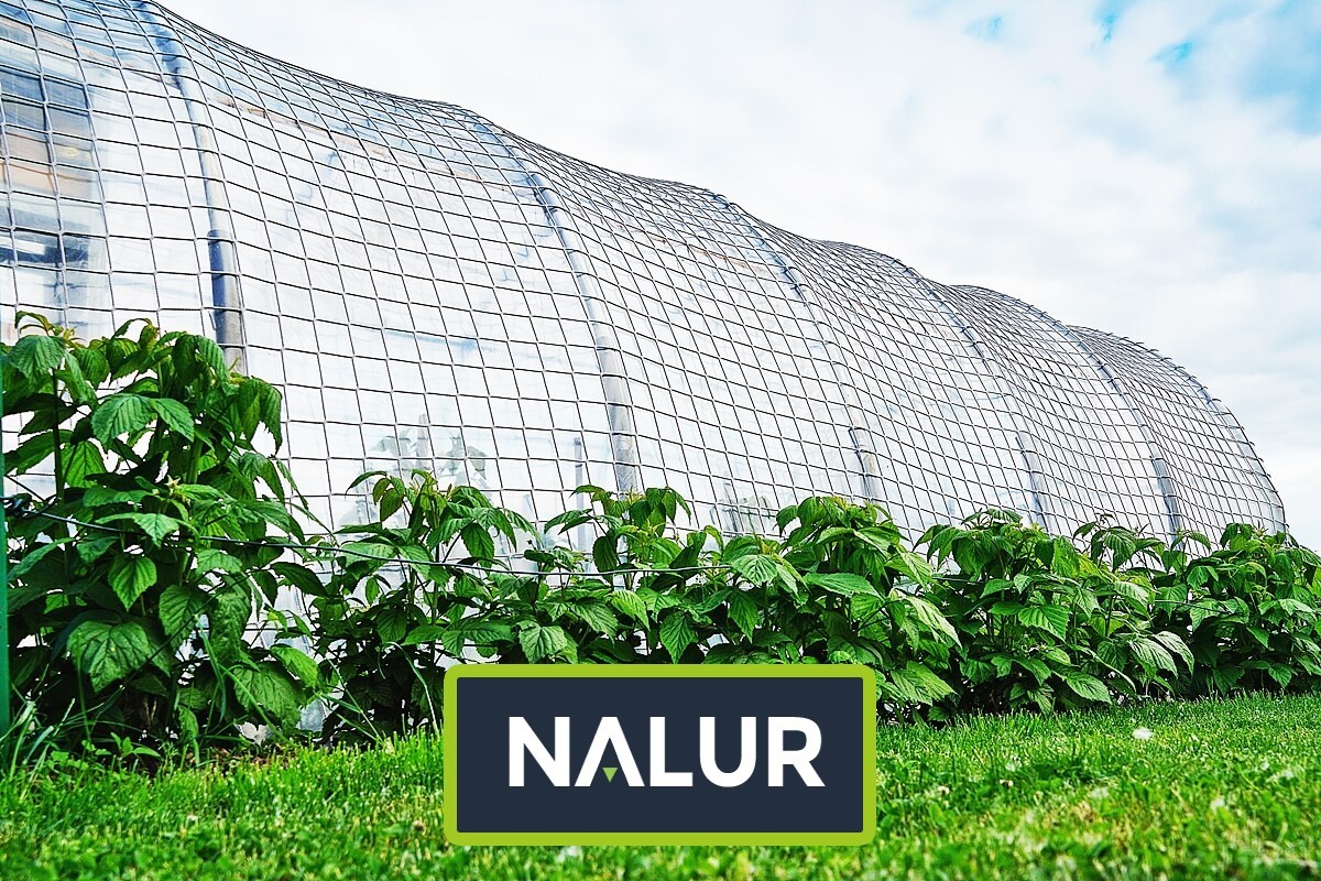   Nalur - Siatka na tunel foliowy   Zabezpieczenie tunelu foliowego przed wiatrem 