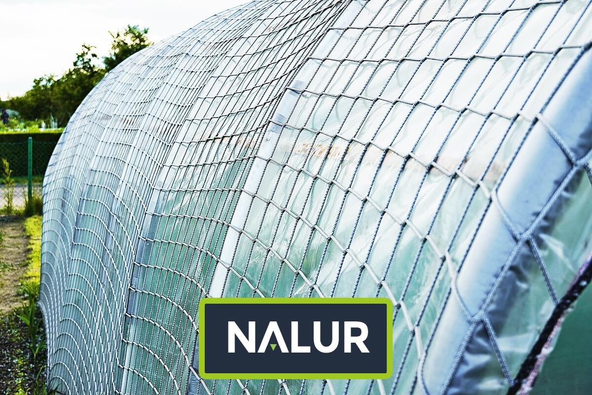   Nalur - Siatka sznurkowa do ochrony roślin w ogrodzie 