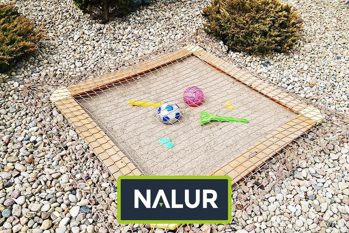   Nalur - Idealna drobnooka siatka do zabawy w piaskownicy dla dzieci 