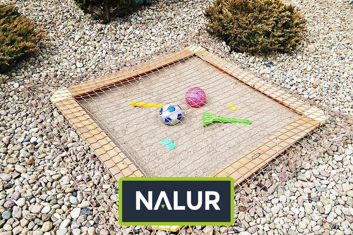   Nalur - Siatka z drobnym oczkiem do ochrony piaskownicy 