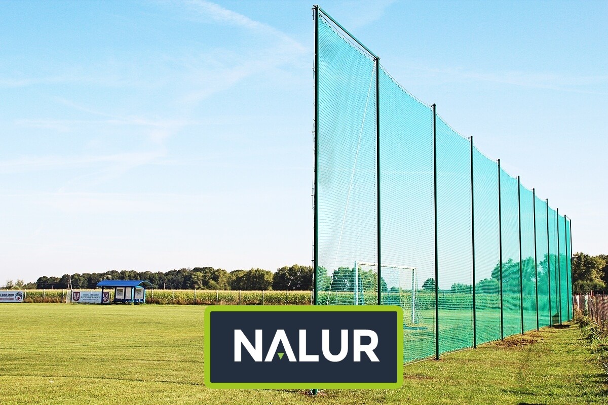   Nalur - Siatka na boisko - łatwa w instalacji, idealna dla zabezpieczenia ogrodzenia 