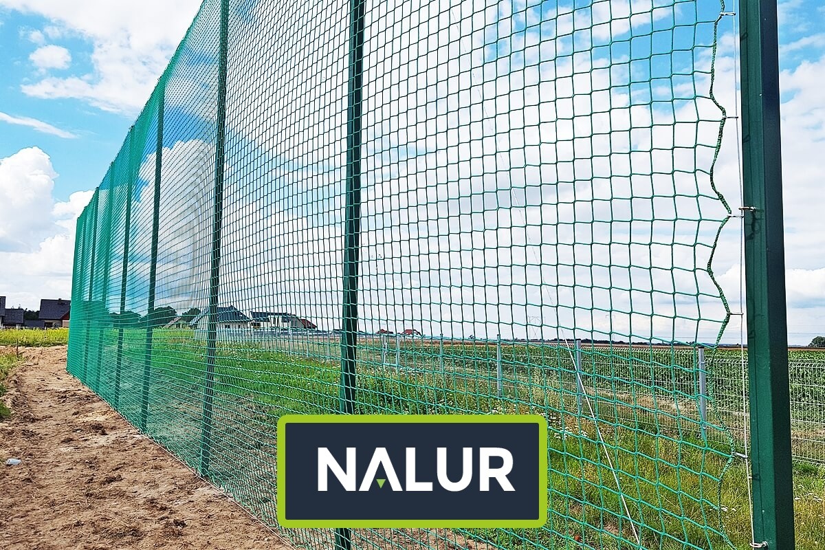 Siatka ochronna z sznurka na boisko piłkarskie Nalur - Siatka ochronna z sznurka na boisko piłkarskie