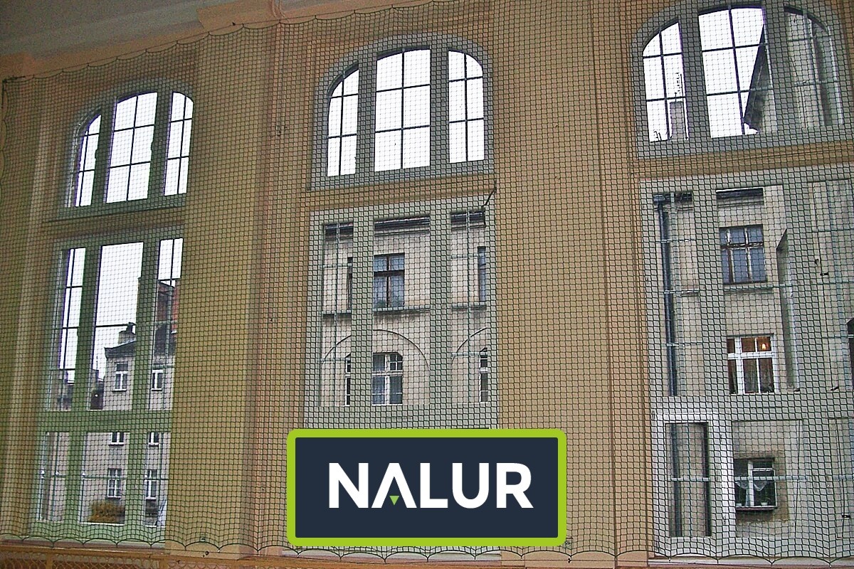   Nalur - Siatkowe zabezpieczenie sportowe do montażu na suficie 