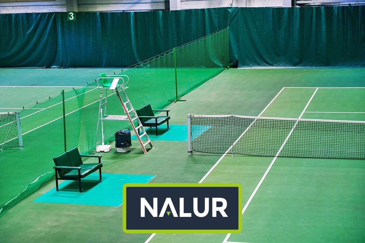 Zabezpieczenie na hale sportowe z siatki Osłona z siatki w hali sportowej Nalur - Zabezpieczenie na hale sportowe z siatki Osłona z siatki w hali sportowej