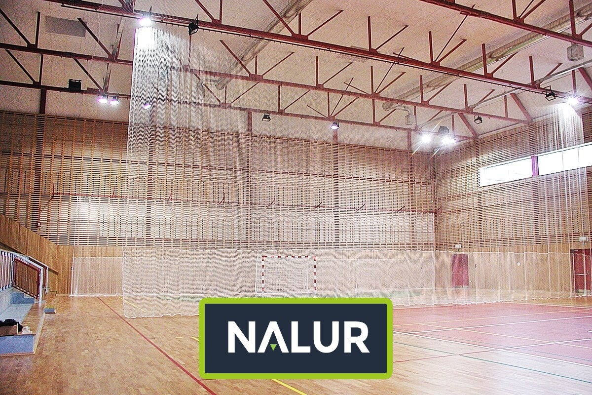 Bezpieczna siatka sznurkowa jako osłona na obiekty sportowe Nalur - Bezpieczna siatka sznurkowa jako osłona na obiekty sportowe