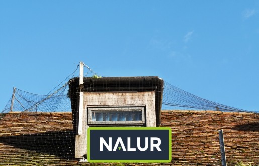 Siatka na dach Zabezpieczenie dachu siatką dekarską Nalur - Siatka na dach Zabezpieczenie dachu siatką dekarską