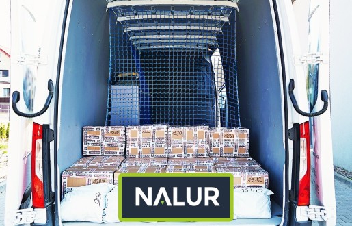   Nalur - Siatka do zabezpieczenia regałów w busie 