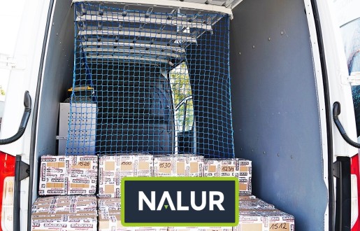   Nalur - Płki do busa z siatki   Zabezpieczenie półek w busie siarką 