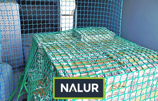 Siatki na palety Zabezpieczenie palet z towarem siatką Nalur - Siatki na palety Zabezpieczenie palet z towarem siatką