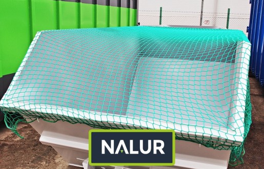 Zabezpieczenie przyczepy rolniczej siatką Nalur - Zabezpieczenie przyczepy rolniczej siatką