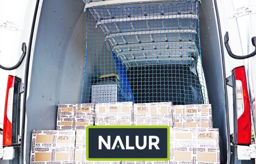 Zabezpieczenie siatką przyczepy rolniczej Nalur - Zabezpieczenie siatką przyczepy rolniczej