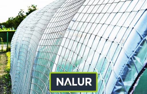   Nalur - Ochronna siatka na kwiatowe i warzywne rabaty 