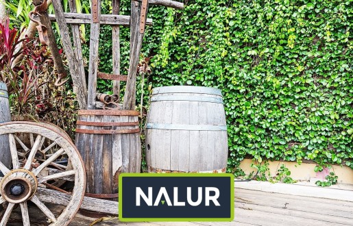   Nalur - Siatki na porost ścian roślinami pnącymi   Podpora z siatki do porośnięcia ściany budynku 