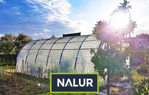   Nalur - Siatka wzmacniająca do ochrony tunelu foliowego przed wiatrem 