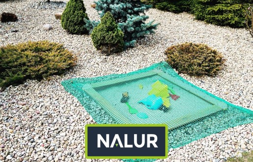  Nalur - Zabezpieczająca siatka z drobnych oczek dla piaskownic 