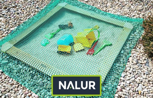   Nalur - Siatka ochronna z drobnymi oczkami, idealna do zabezpieczenia dziecięcej piaskownicy 