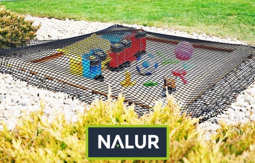 Siatkowe zabezpieczenie piaskownic dla najmłodszych Nalur - Siatkowe zabezpieczenie piaskownic dla najmłodszych