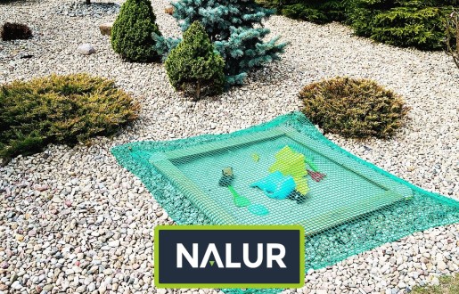   Nalur - Zabezpieczająca siatka z drobnych oczek dla piaskownic 