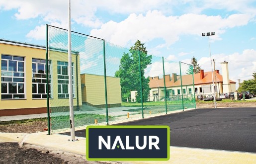   Nalur - Sznurkowe siatki piłkarskie do montażu na ogrodzeniu boiska 