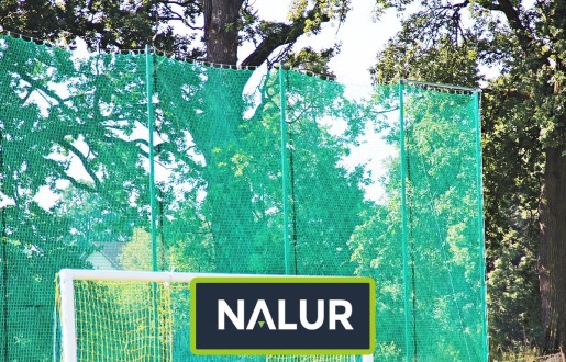  Nalur - Sznurkowe siatki piłkarskie do montażu na ogrodzeniu boiska 