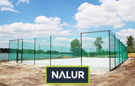   Nalur - Ogrodzenie 6m wysokości z siatką o oczkach 10x10cm i grubości 4mm 