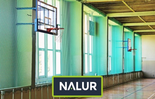 Siatka na hale sportową Zabezpieczenie siatką hali sportowej Nalur - Siatka na hale sportową Zabezpieczenie siatką hali sportowej