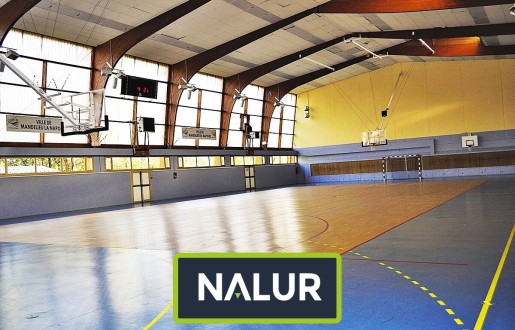 Zabezpieczenie na hale sportowe z siatki Osłona z siatki w hali sportowej Nalur - Zabezpieczenie na hale sportowe z siatki Osłona z siatki w hali sportowej