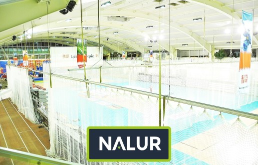 Zabezpieczenie na hale sportowe z siatki Osłona z siatki w hali sportowej Nalur - Zabezpieczenie na hale sportowe z siatki Osłona z siatki w hali sportowej