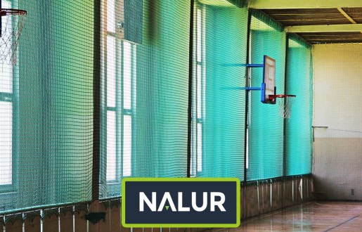   Nalur - Bezpieczne siatki zabezpieczające dla hal sportowych 